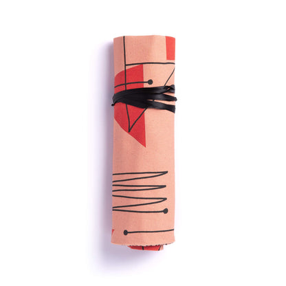 Art & Craft Kits Pink Reusable Brush Rolls 'DAY' - 2 colours homeware shops bristol gift shops bristol Lucas Loves