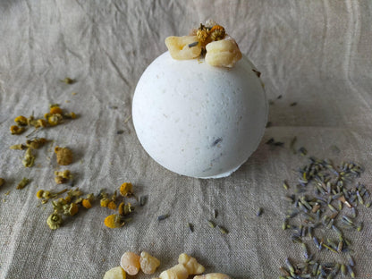 Bathbomb Botanical Bath Bomb - Calm & Quietude (lavender, frankincense & chamomile) homeware shops bristol gift shops bristol Lucy Litchfield
