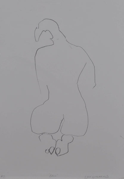 Prints Printed Figures - 'Back' homeware shops bristol gift shops bristol Lucy Litchfield