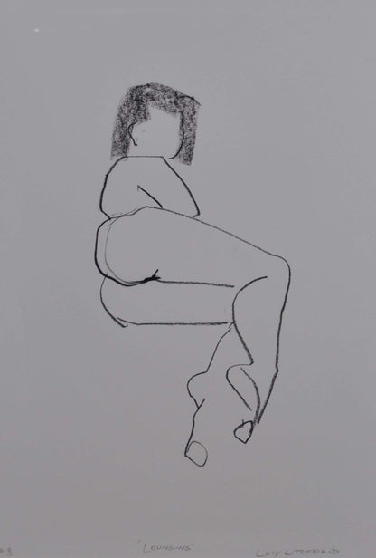 Prints Printed Figures - 'Lounging' homeware shops bristol gift shops bristol Lucy Litchfield