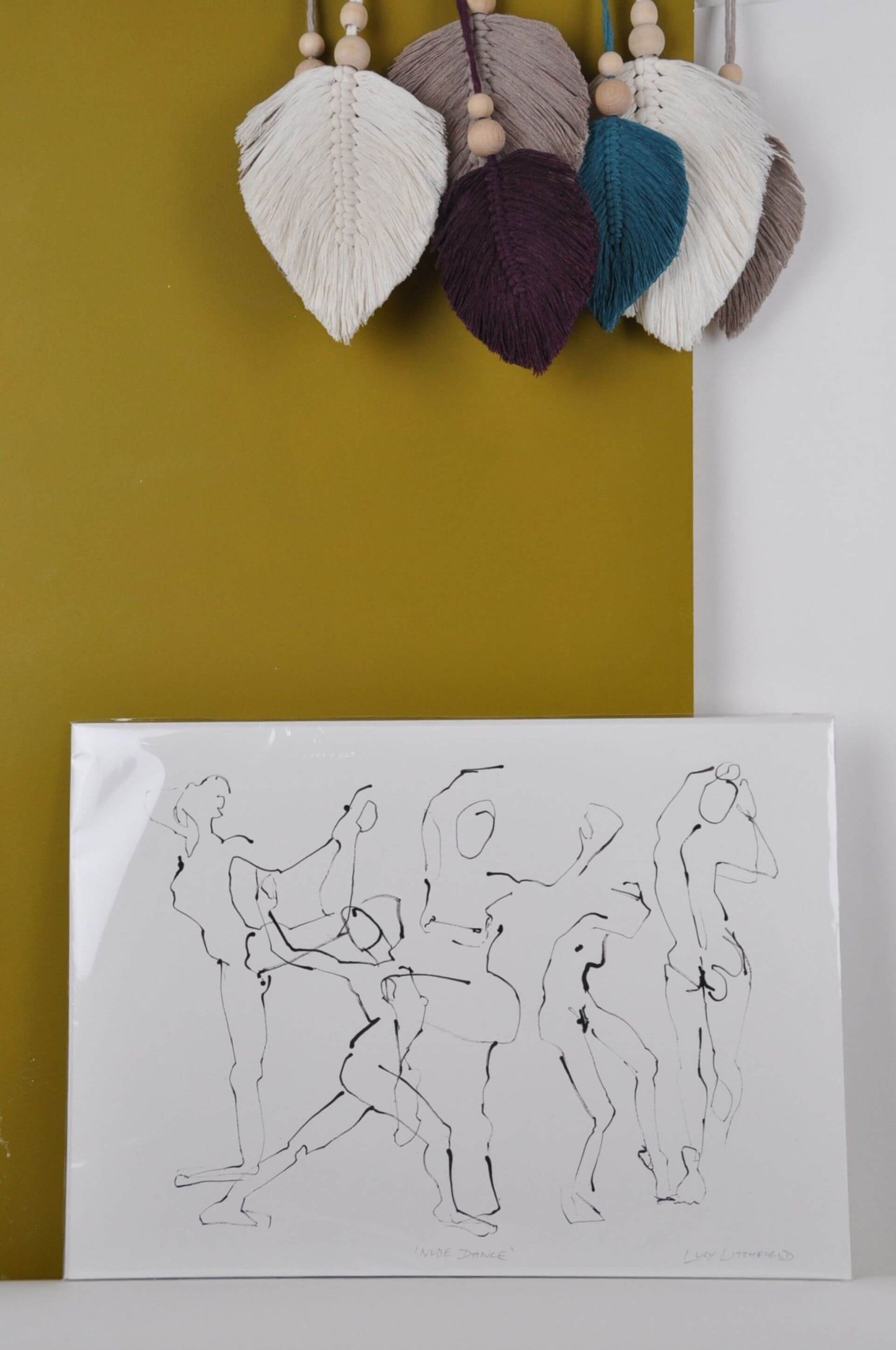Prints Printed Figures - 'Nude Dance' homeware shops bristol gift shops bristol Lucy Litchfield