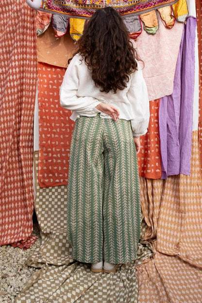 Clothing Holiday Jeans in Aloe homeware shops bristol gift shops bristol Mahika Kala