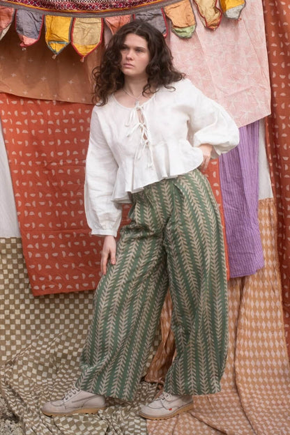 Clothing Holiday Jeans in Aloe homeware shops bristol gift shops bristol Mahika Kala