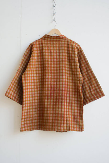 Jackets & Coats Efa Twill or Linen Jacket - Gingham homeware shops bristol gift shops bristol Mahika Kala