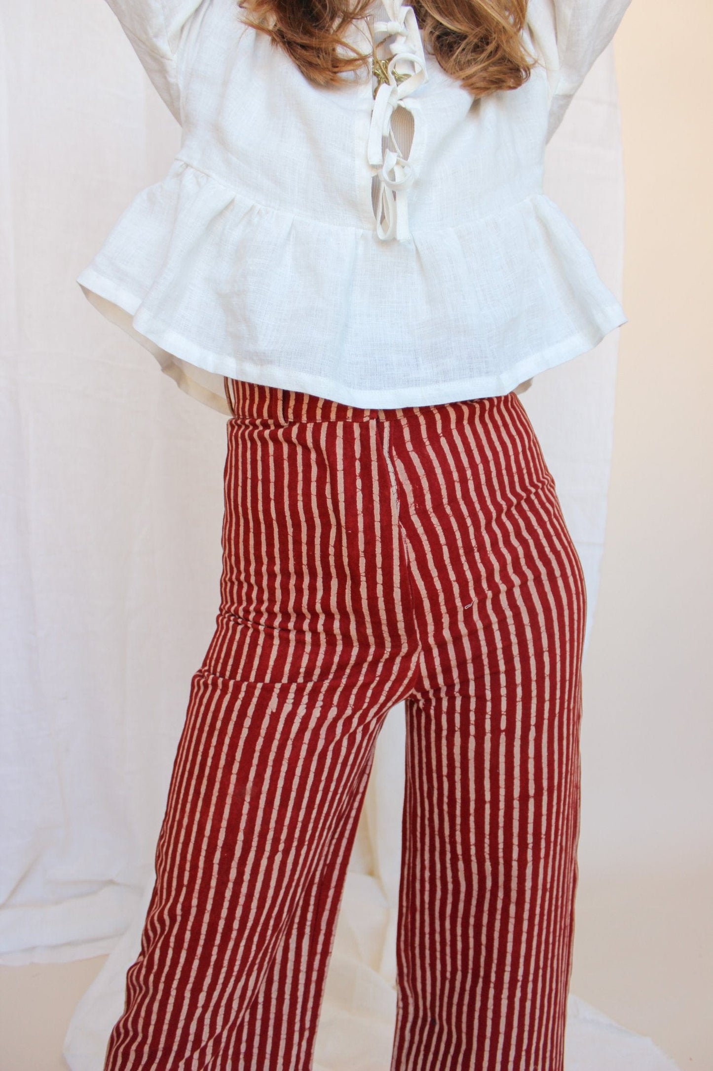 Trousers Twill Trousers in 'Piper Rust' homeware shops bristol gift shops bristol Mahika Kala