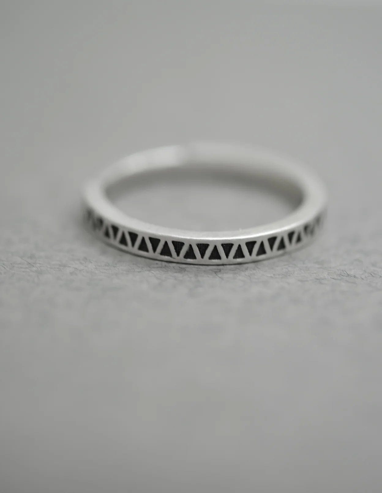 Ring M (silver) Ziggy Ring in Eco Silver or Brass homeware shops bristol gift shops bristol May Hofman