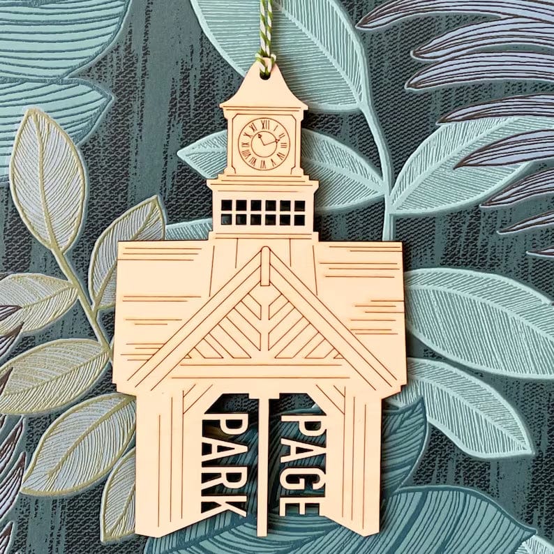 Bauble Page Park Bristol's Iconic Landmarks: Wooden 'Hangy Thingy' homeware shops bristol gift shops bristol Mustard Cuts