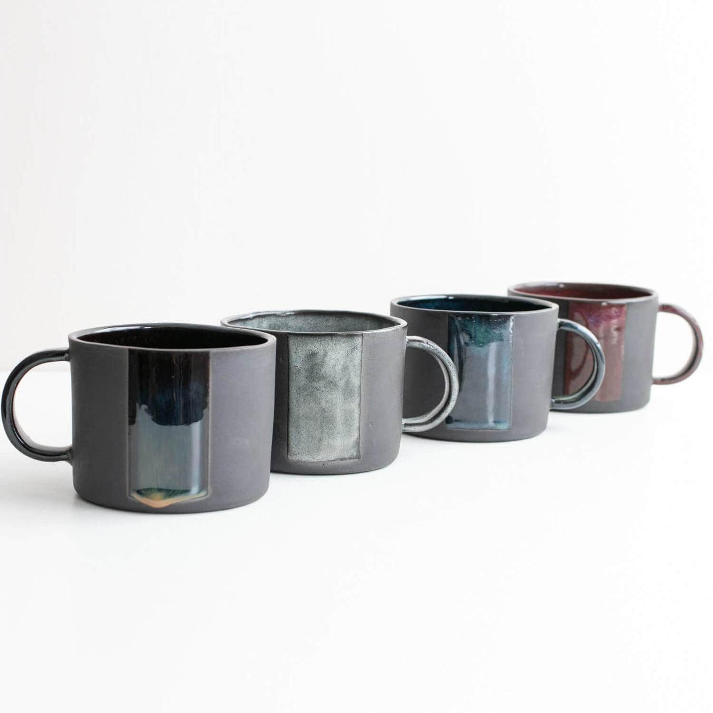 Medium Mug Black Stoneware Mug (Various Glazes) homeware shops bristol gift shops bristol Naked Clay Ceramics