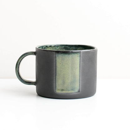 Medium Mug Dwyryd Green Black Stoneware Mug (Various Glazes) homeware shops bristol gift shops bristol Naked Clay Ceramics