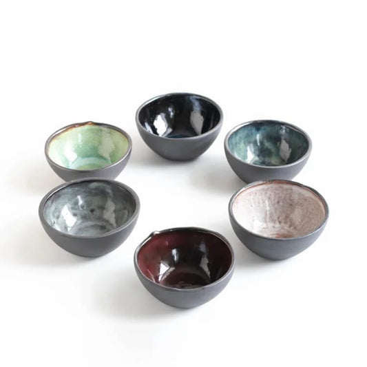 Handmade Bowls Dip Bowl (Various Glazes) homeware shops bristol gift shops bristol Naked Clay Ceramics