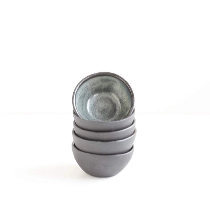 Handmade Bowls Dolerite Silver Dip Bowl (Various Glazes) homeware shops bristol gift shops bristol Naked Clay Ceramics