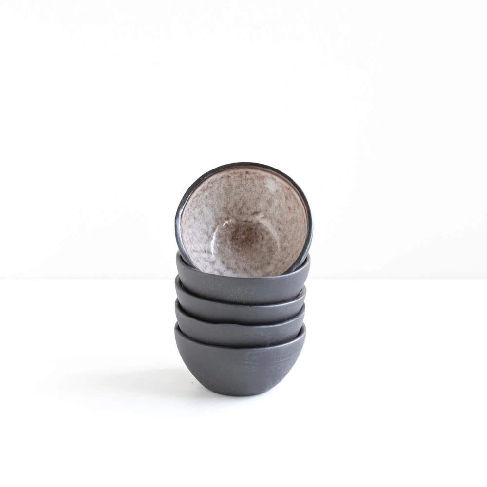 Handmade Bowls Snow Dip Bowl (Various Glazes) homeware shops bristol gift shops bristol Naked Clay Ceramics