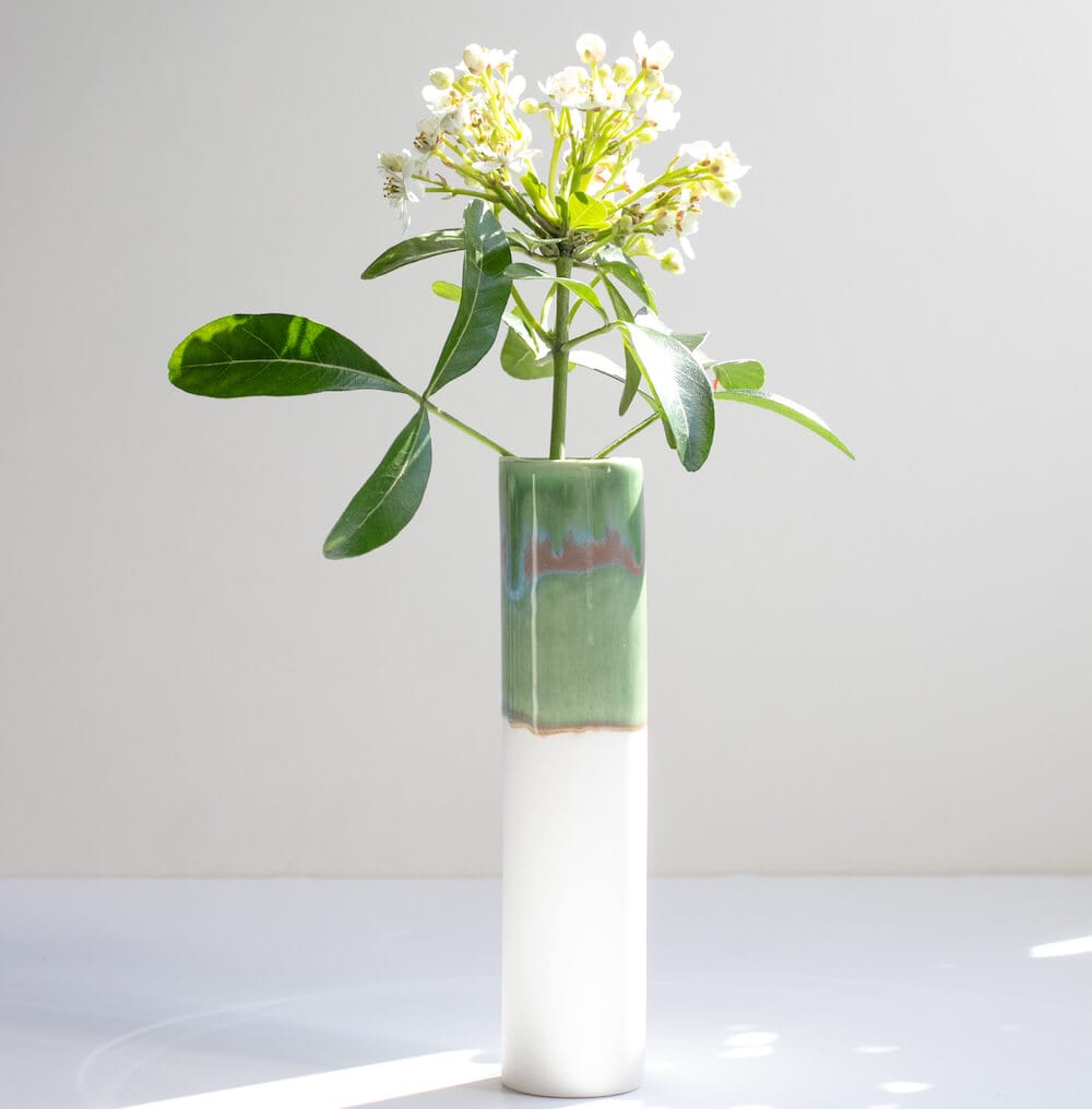 Porcelain Vase Earthtone Green (Not Pictured) Tall Porcelain Vase (Various Glazes) homeware shops bristol gift shops bristol Naked Clay Ceramics