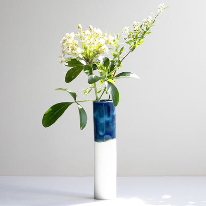 Porcelain Vase Midnight (Dark Blue) (Not Pictured) Tall Porcelain Vase (Various Glazes) homeware shops bristol gift shops bristol Naked Clay Ceramics