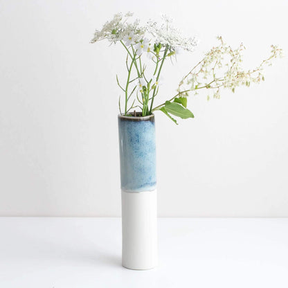 Porcelain Vase Nightfall Blue Tall Porcelain Vase (Various Glazes) homeware shops bristol gift shops bristol Naked Clay Ceramics