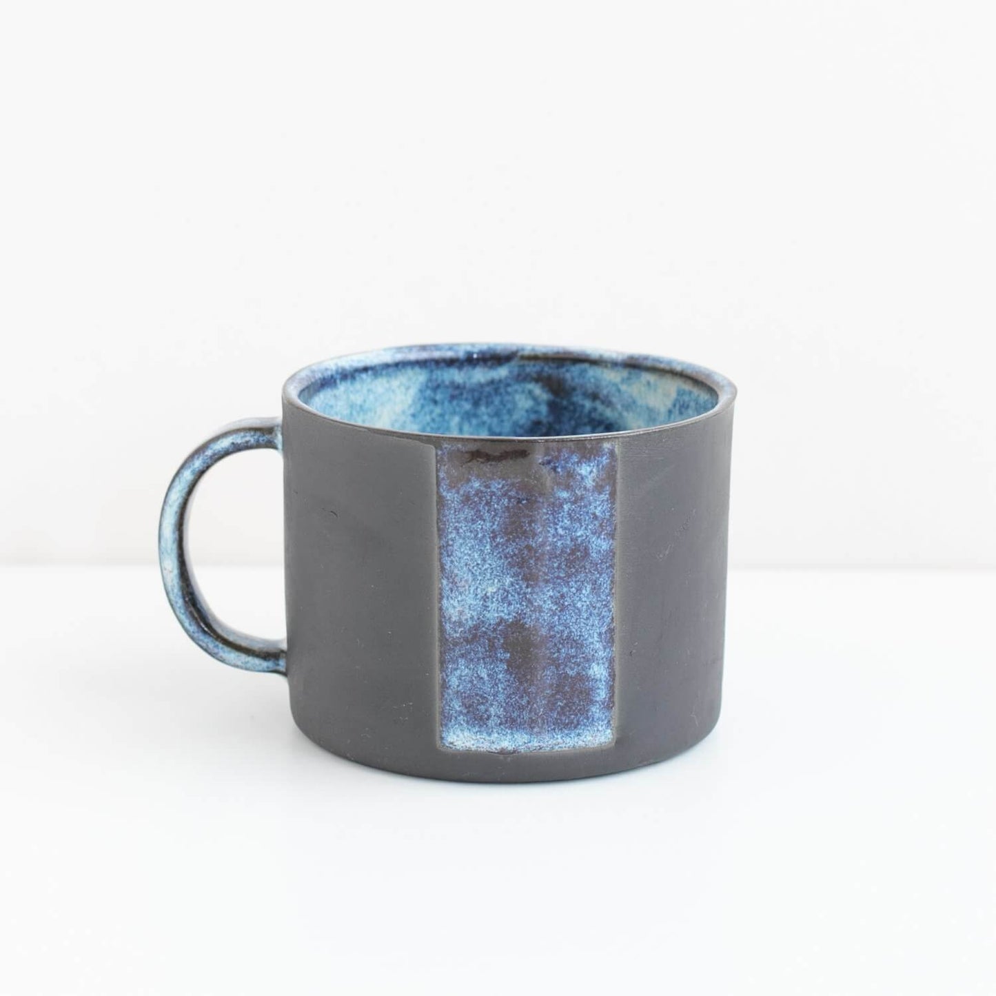 Medium Mug Starry Night Black Stoneware Mug (Various Glazes) homeware shops bristol gift shops bristol Naked Clay Ceramics