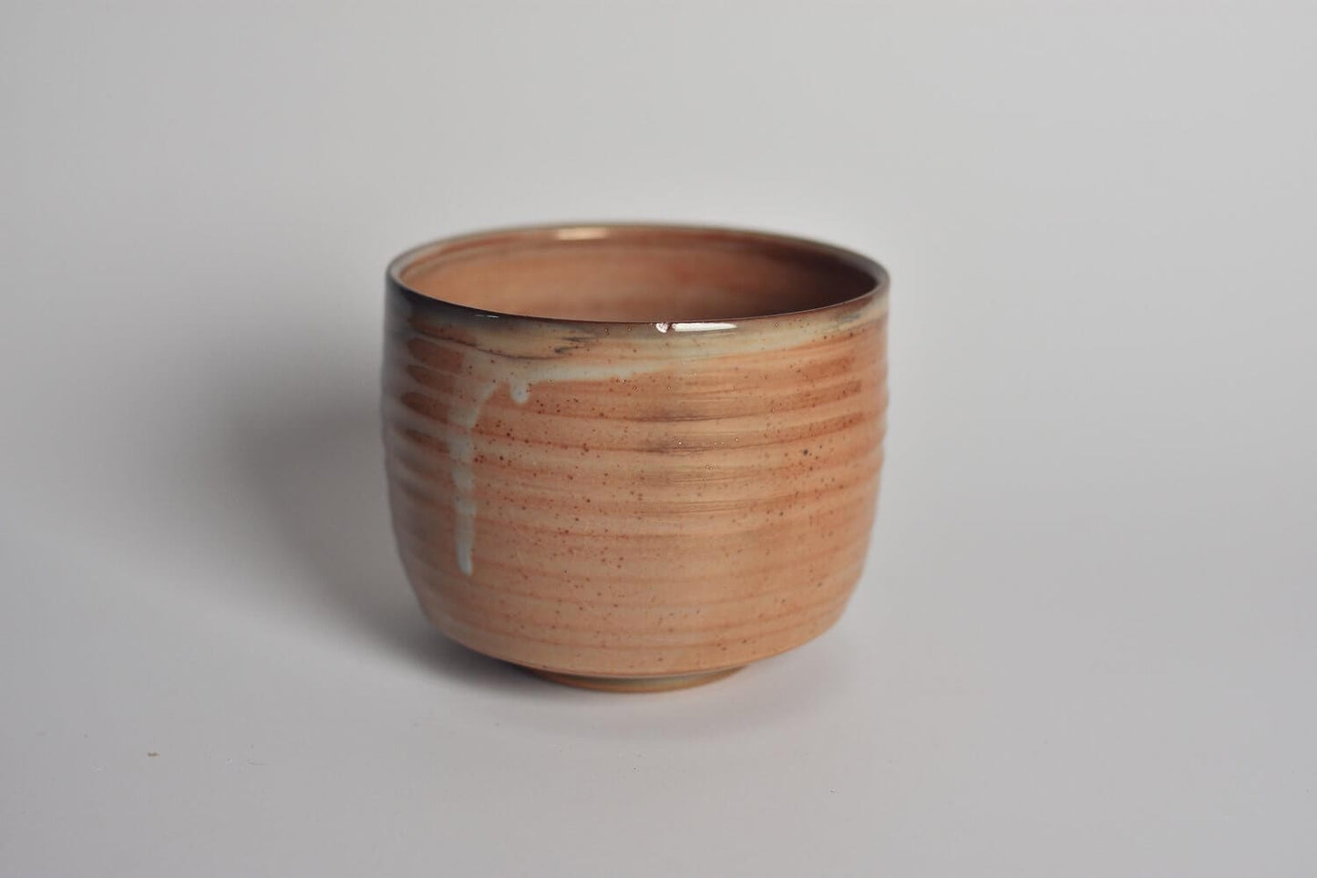 Ceramics Traditional Japanese Yunomi cup in Shino Glaze homeware shops bristol gift shops bristol Nicholas Dover Ceramics