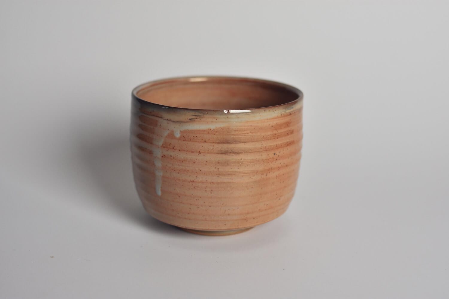 Ceramics Traditional Japanese Yunomi cup in Shino Glaze homeware shops bristol gift shops bristol Nicholas Dover Ceramics