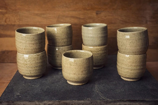 Handmade Cup Pale Sage Celadon 6oz Yunomi Cup homeware shops bristol gift shops bristol Nicholas Dover Ceramics