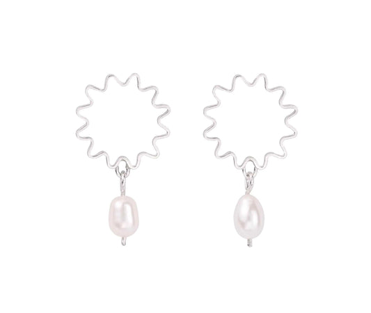 Earrings Recycled Silver Mini Pearl Studs - Recycled Silver or Gold Vermeil homeware shops bristol gift shops bristol Olivia Taylor
