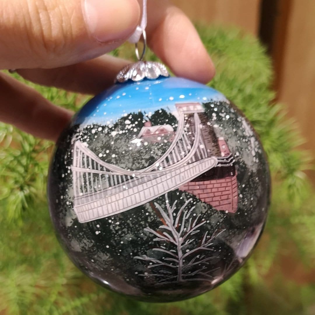 Bauble Bristol in Winter with Deer at Ashton Court Christmas Bauble homeware shops bristol gift shops bristol Other Lovely Things