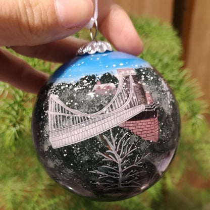 Bauble Bristol in Winter with Deer at Ashton Court Christmas Bauble homeware shops bristol gift shops bristol Other Lovely Things