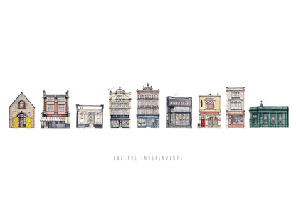 Print Bristol Independents Fine Art Print Bristol Fine Art Print - A4 (various designs) homeware shops bristol gift shops bristol Poppy Victoria May Art