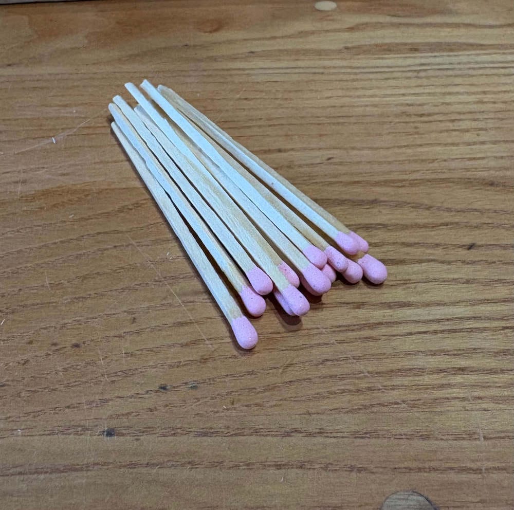 Long Matches Pink Long Matches (Various Colours) homeware shops bristol gift shops bristol Prior Shop