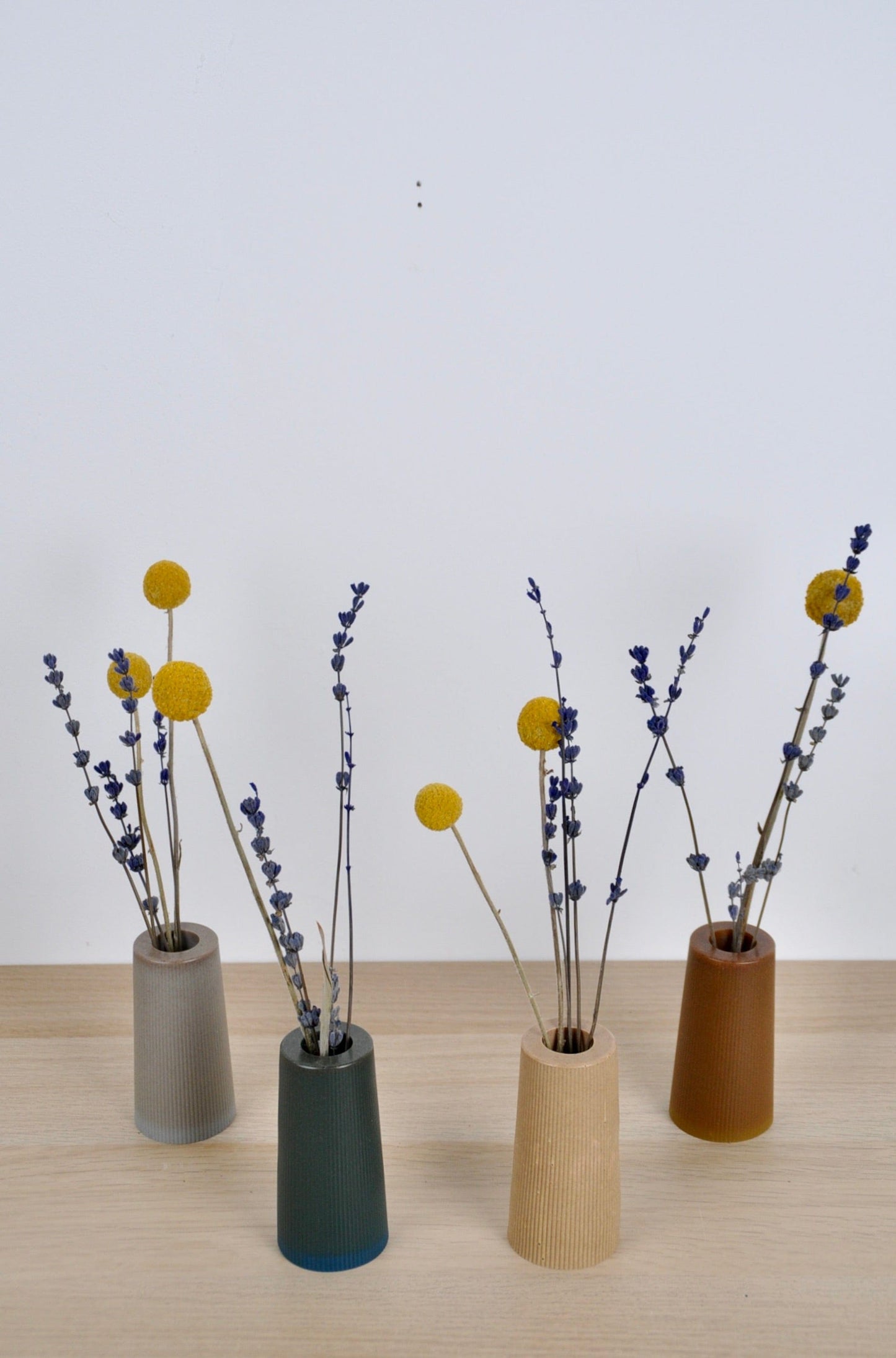 Vase Dust & Plant Resin Small Vase - 'Ribbed' - (various colours) homeware shops bristol gift shops bristol PRIOR SHOP