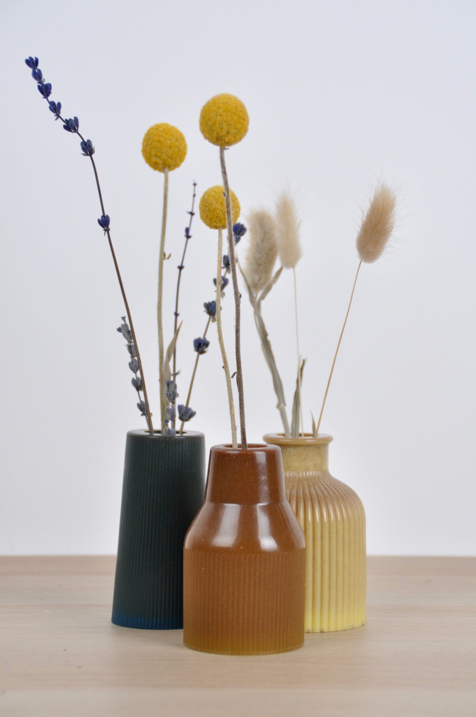 Vase Dust & Plant Resin Small Vase - 'Ribbed' - (various colours) homeware shops bristol gift shops bristol PRIOR SHOP