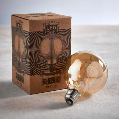 Bulb Globe Filament Bulb - Small 95mm (LED) homeware shops bristol gift shops bristol Priormade
