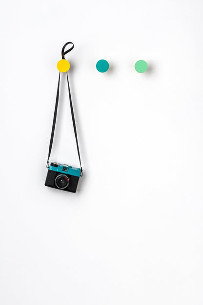 Cabinet Knob Birch & Brass Knob in Aqua Blue homeware shops bristol gift shops bristol Priormade