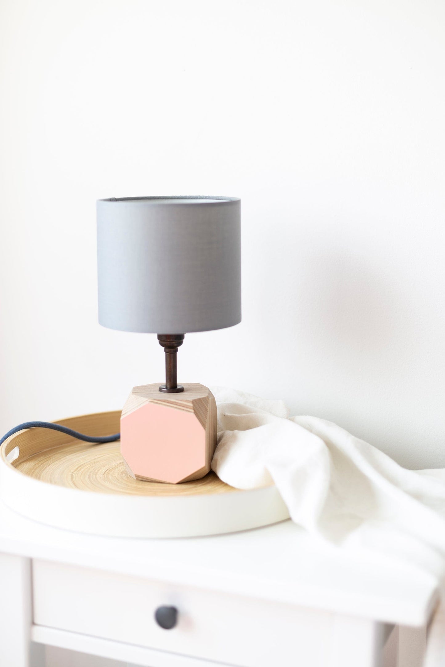 Geo Lamp Geo 100 Lamp in Blush Pink homeware shops bristol gift shops bristol Priormade