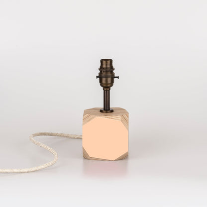 Geo Lamp Geo 100 Lamp in Blush Pink homeware shops bristol gift shops bristol Priormade