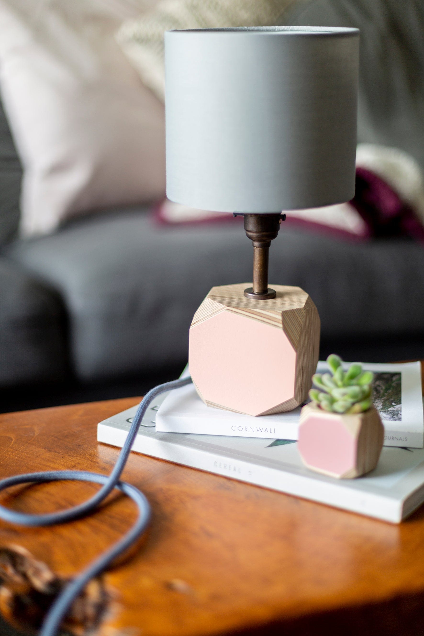 Geo Lamp Geo 100 Lamp in Charcoal homeware shops bristol gift shops bristol Priormade