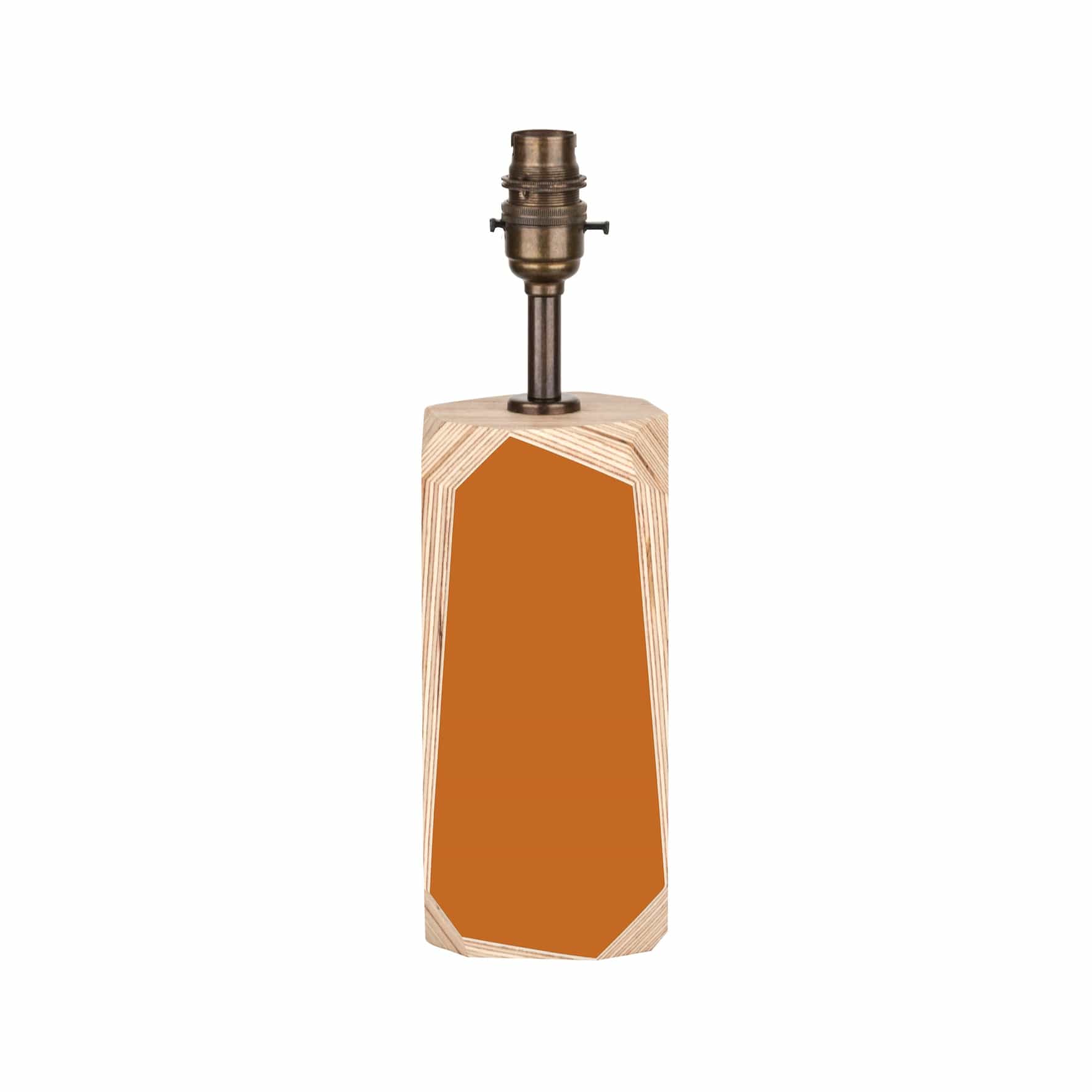 Geo Lamp Geo 200 Lamp in Rust Orange homeware shops bristol gift shops bristol Priormade