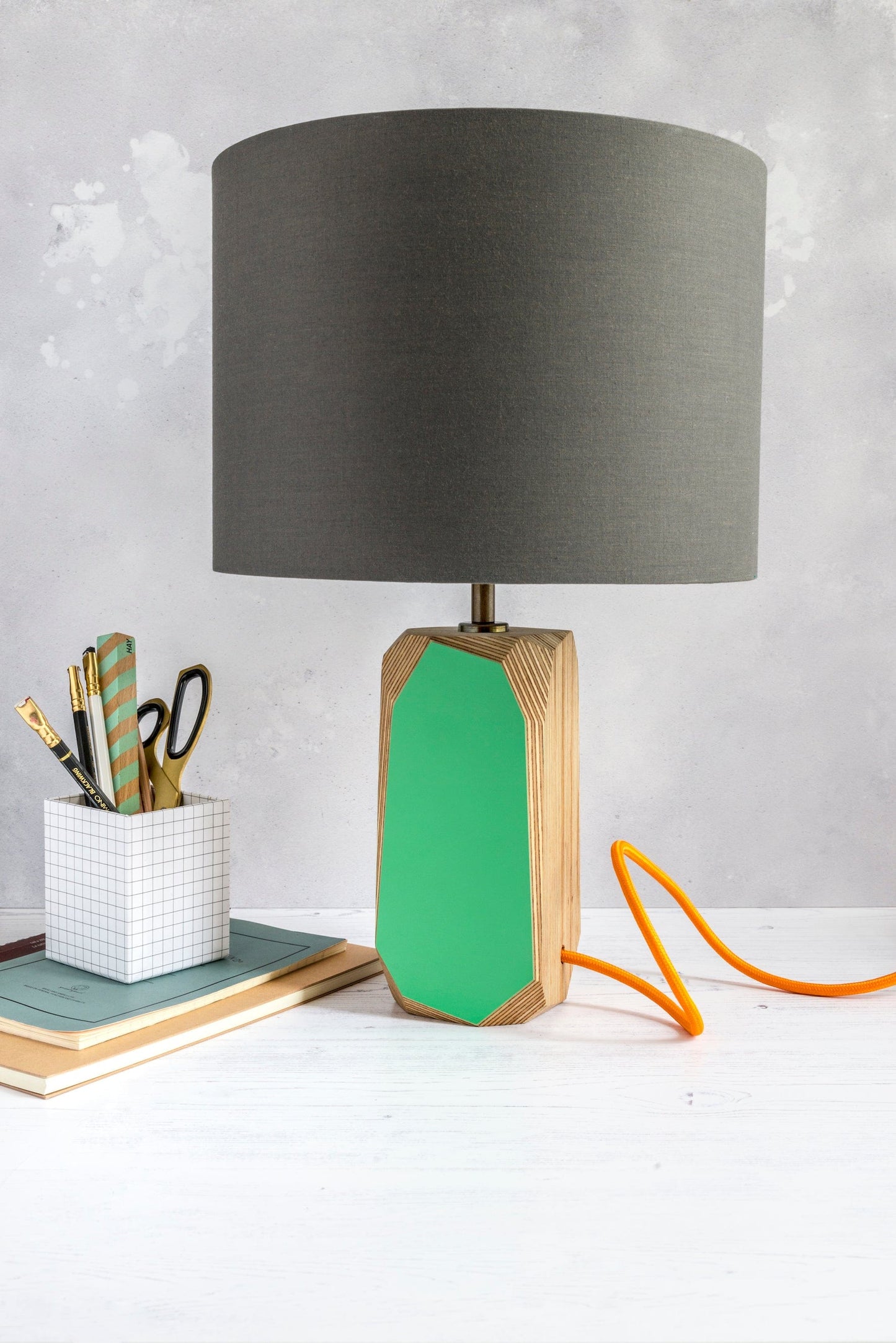 Geo Lamp Geo 200 Lamp in Smoke Grey homeware shops bristol gift shops bristol Priormade