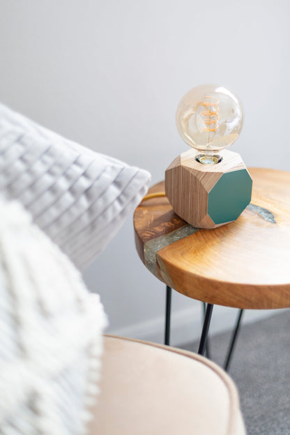Geo Lamp Geo Filament Lamp in Blush Pink homeware shops bristol gift shops bristol Priormade