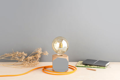 Geo Lamp Geo Filament Lamp in Blush Pink homeware shops bristol gift shops bristol Priormade
