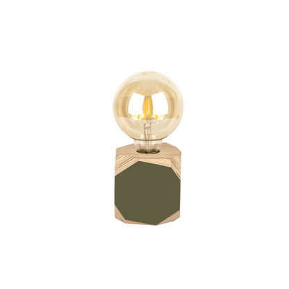 Geo Lamp Geo Filament Lamp in Olive Green homeware shops bristol gift shops bristol Priormade