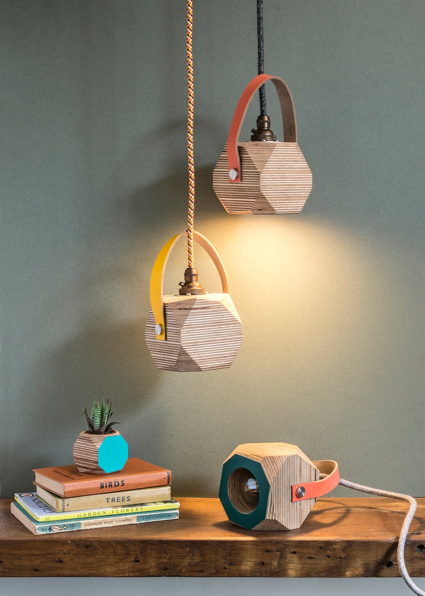 Geo Pendant Lamp in Mint homeware shops bristol gift shops bristol PRIORMADE