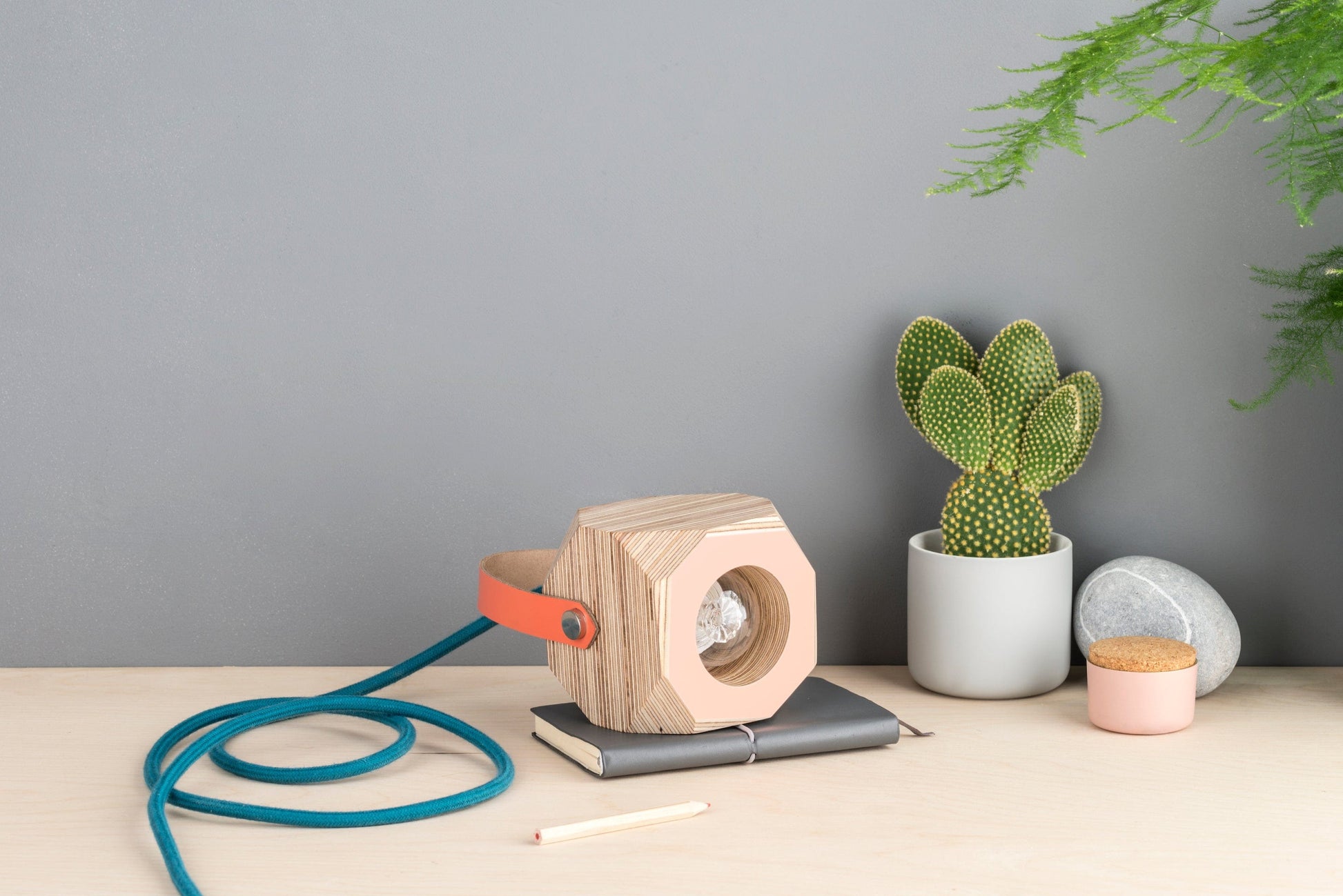 Geo Pendant Lamp in Rust Orange homeware shops bristol gift shops bristol PRIORMADE