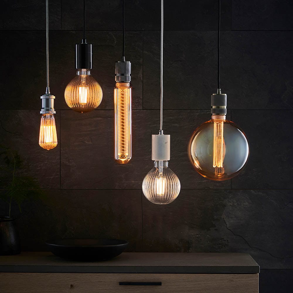 Light Bulb Large Globe Bulb  'Amber Spiral' - 200cm (LED) homeware shops bristol gift shops bristol PRIORMADE