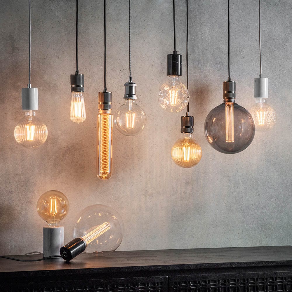 Light Bulb Large Globe Bulb  'Amber Spiral' - 200cm (LED) homeware shops bristol gift shops bristol PRIORMADE