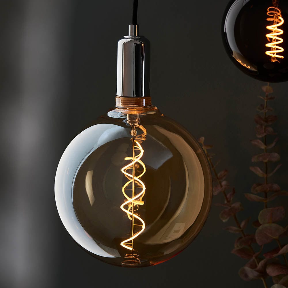 Light Bulb Large Globe Bulb  'Amber Spiral' - 200cm (LED) homeware shops bristol gift shops bristol PRIORMADE