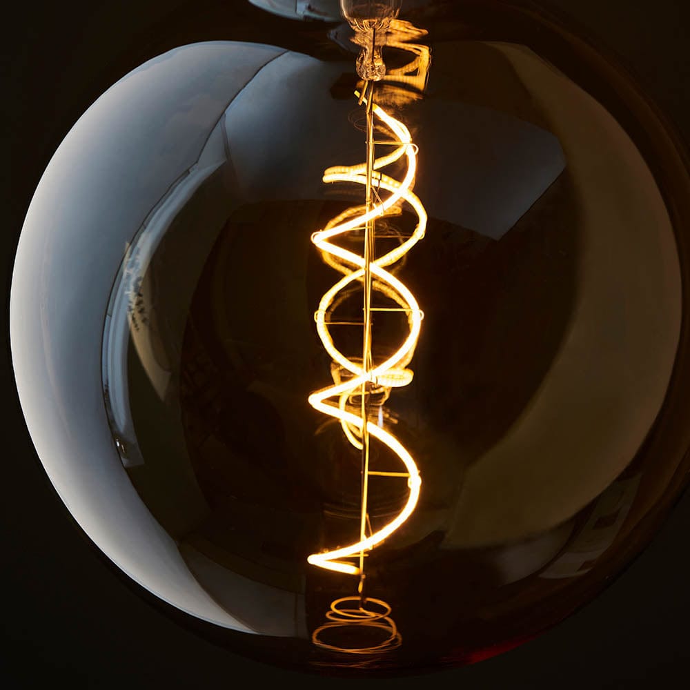 Light Bulb Large Globe Bulb  'Amber Spiral' - 200cm (LED) homeware shops bristol gift shops bristol PRIORMADE
