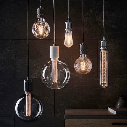 Light Bulb Statement Filament Bulb  - Diamond Glass Effect (LED) homeware shops bristol gift shops bristol PRIORMADE
