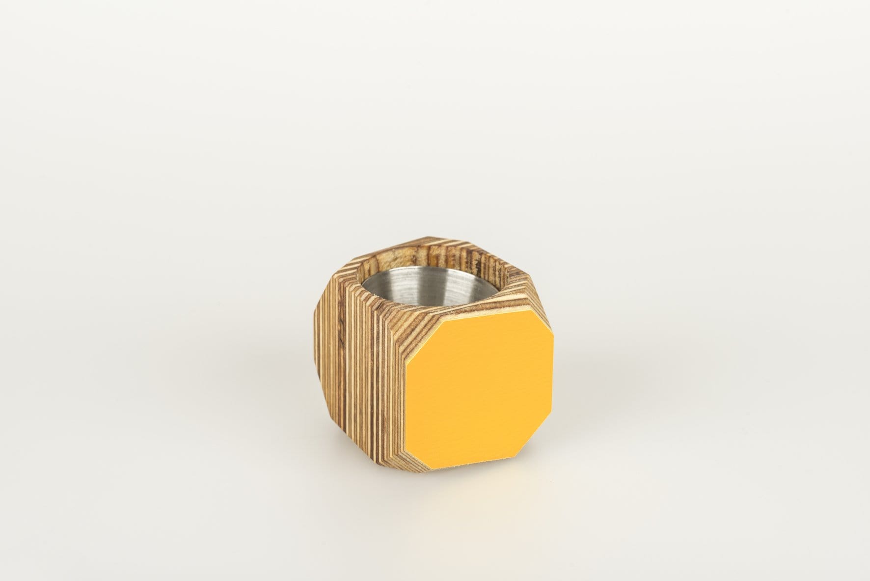 Mini Geo Vessel Mini Geo Vessels - Mustard Yellow homeware shops bristol gift shops bristol Priormade