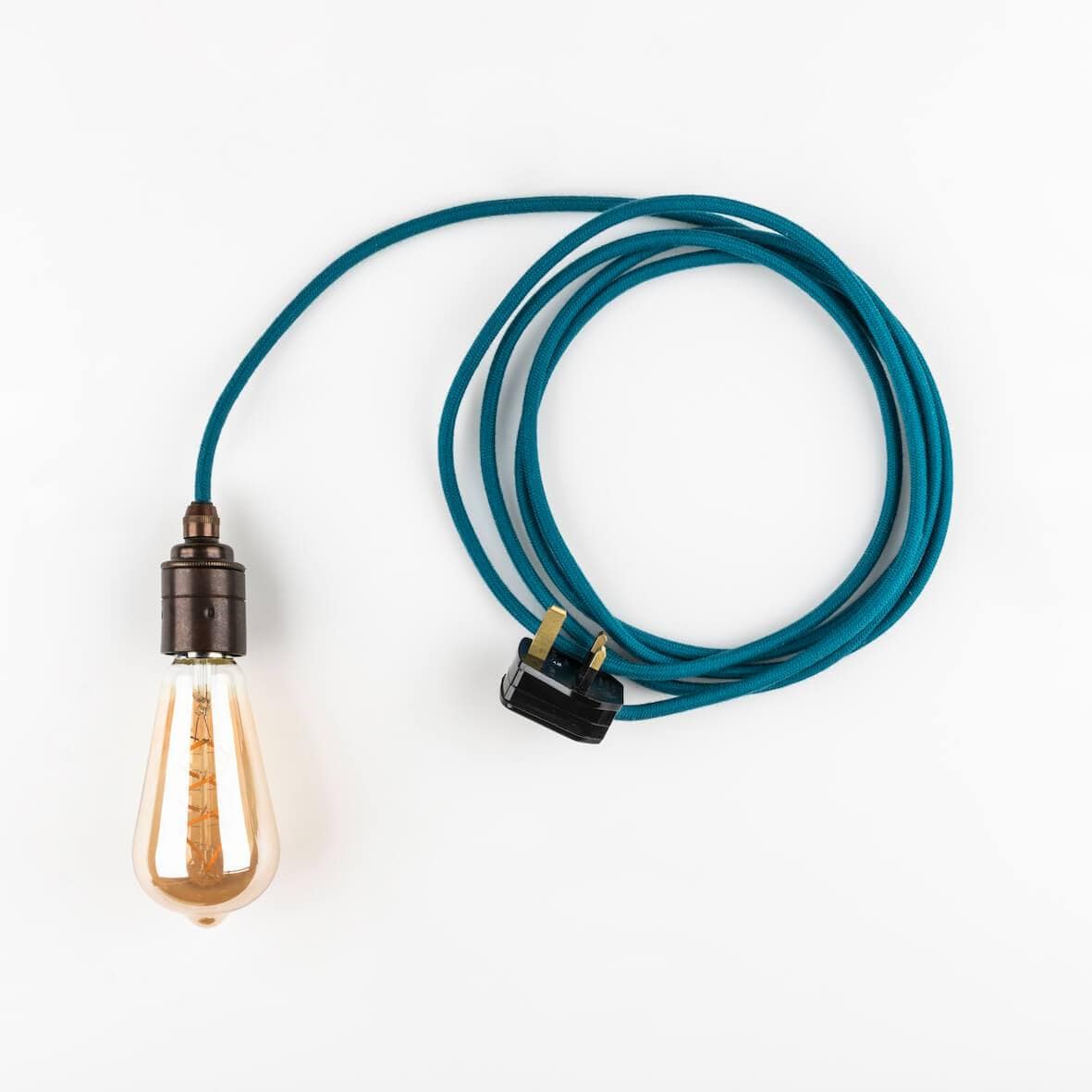 Simple Pendant Lamp Simple Pendant Lamp - Blue Teal homeware shops bristol gift shops bristol PRIORMADE