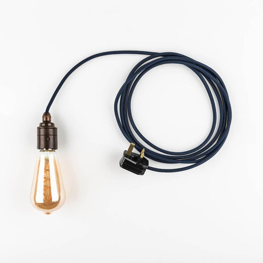 Simple Pendant Lamp Simple Pendant Lamp - Navy homeware shops bristol gift shops bristol PRIORMADE